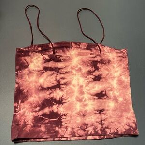 American Eagle Outfitters Purple Tie-Dye Top